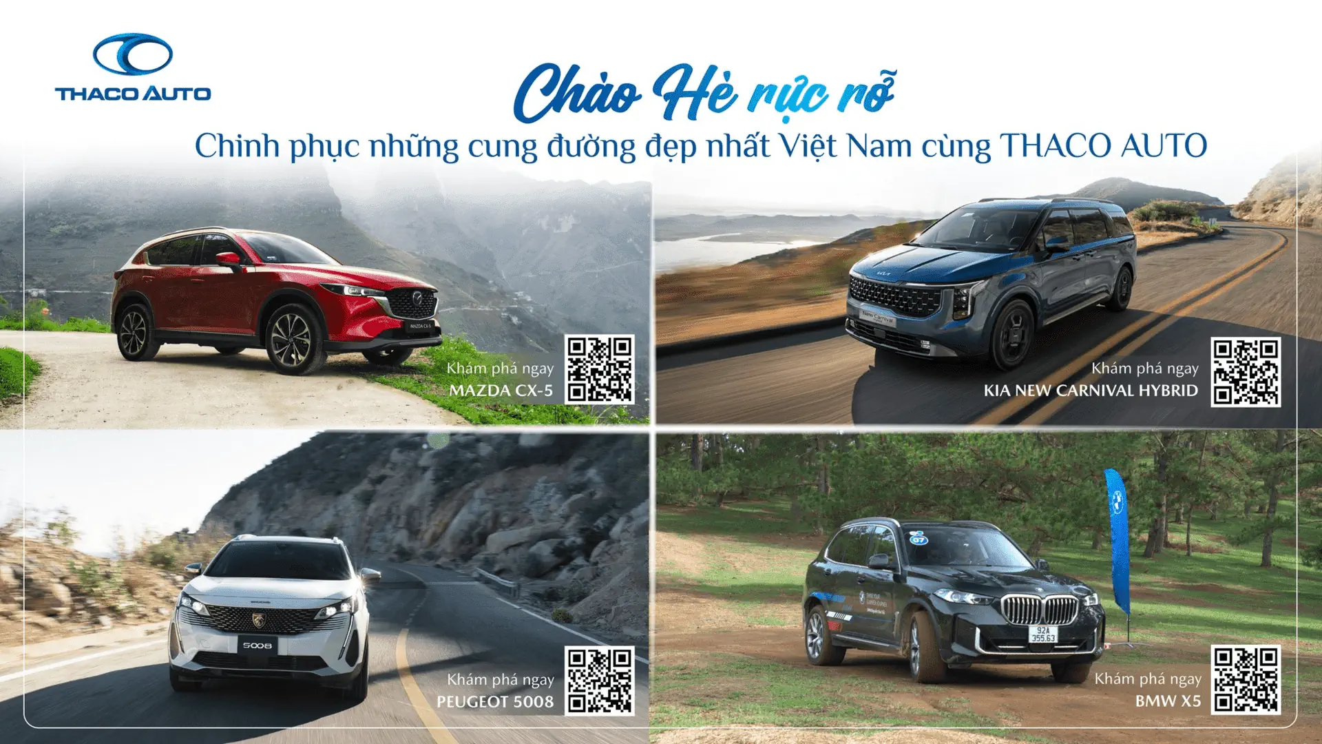 Chinh phục những cung đường đẹp nhất Việt Nam cùng Thaco Auto