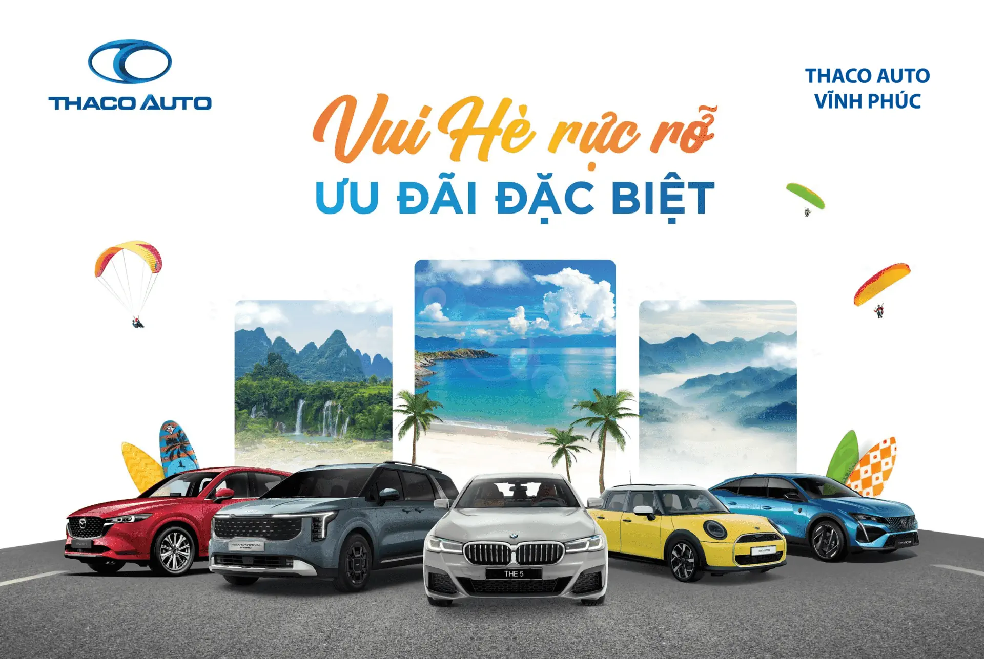 THACO AUTO ưu đãi đặc biệt cho nhiều dòng xe