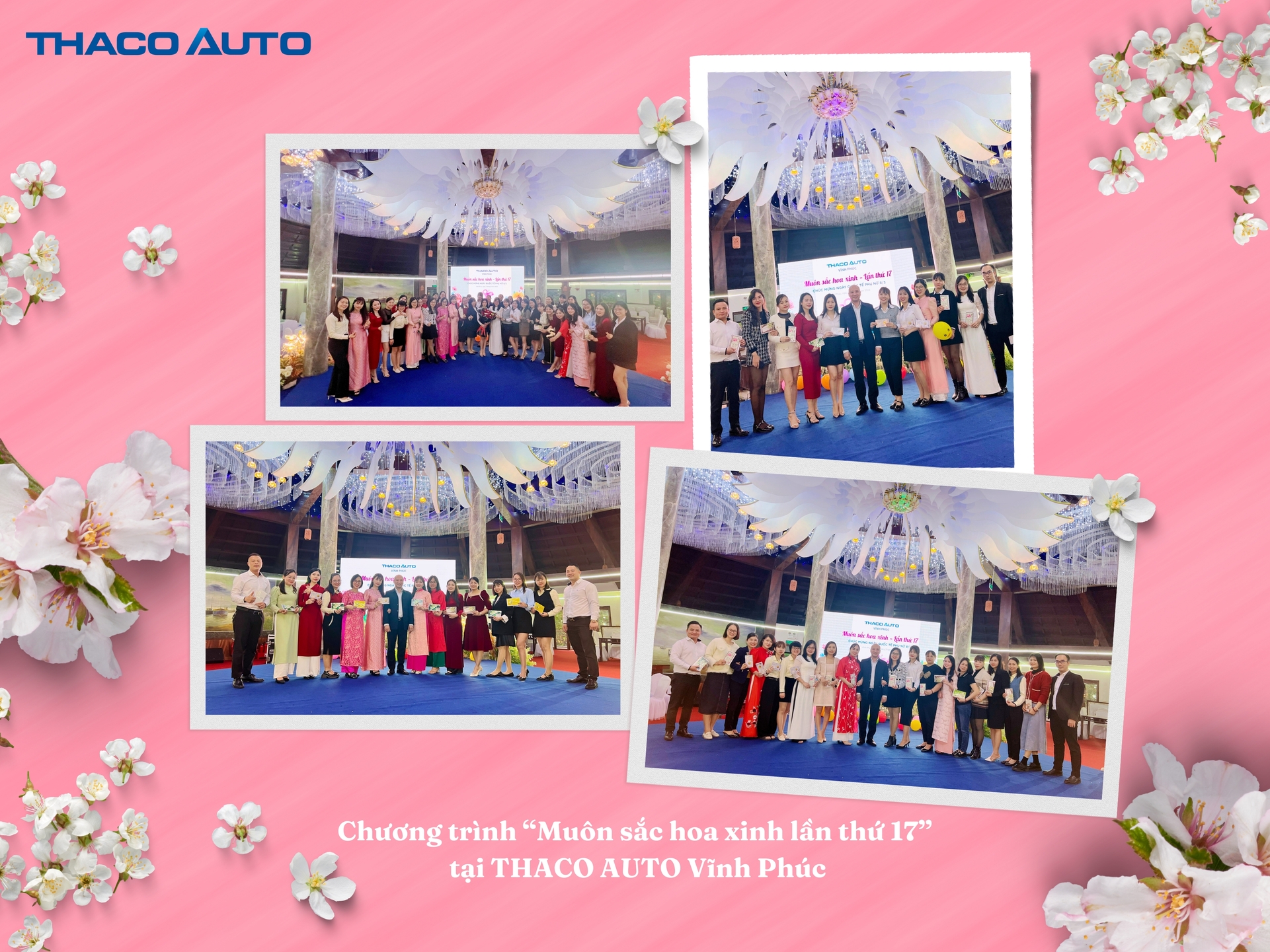 THACO AUTO VĨNH PHÚC TỔ CHỨC CHƯƠNG TRÌNH MUÔN SẮC HOA XINH LẦN THỨ 17